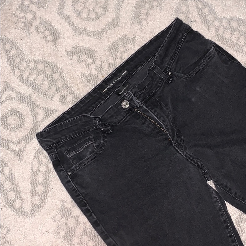 ♥️ Levi’s mid rise skinny black jeans ♥️ - Picture 4 of 4